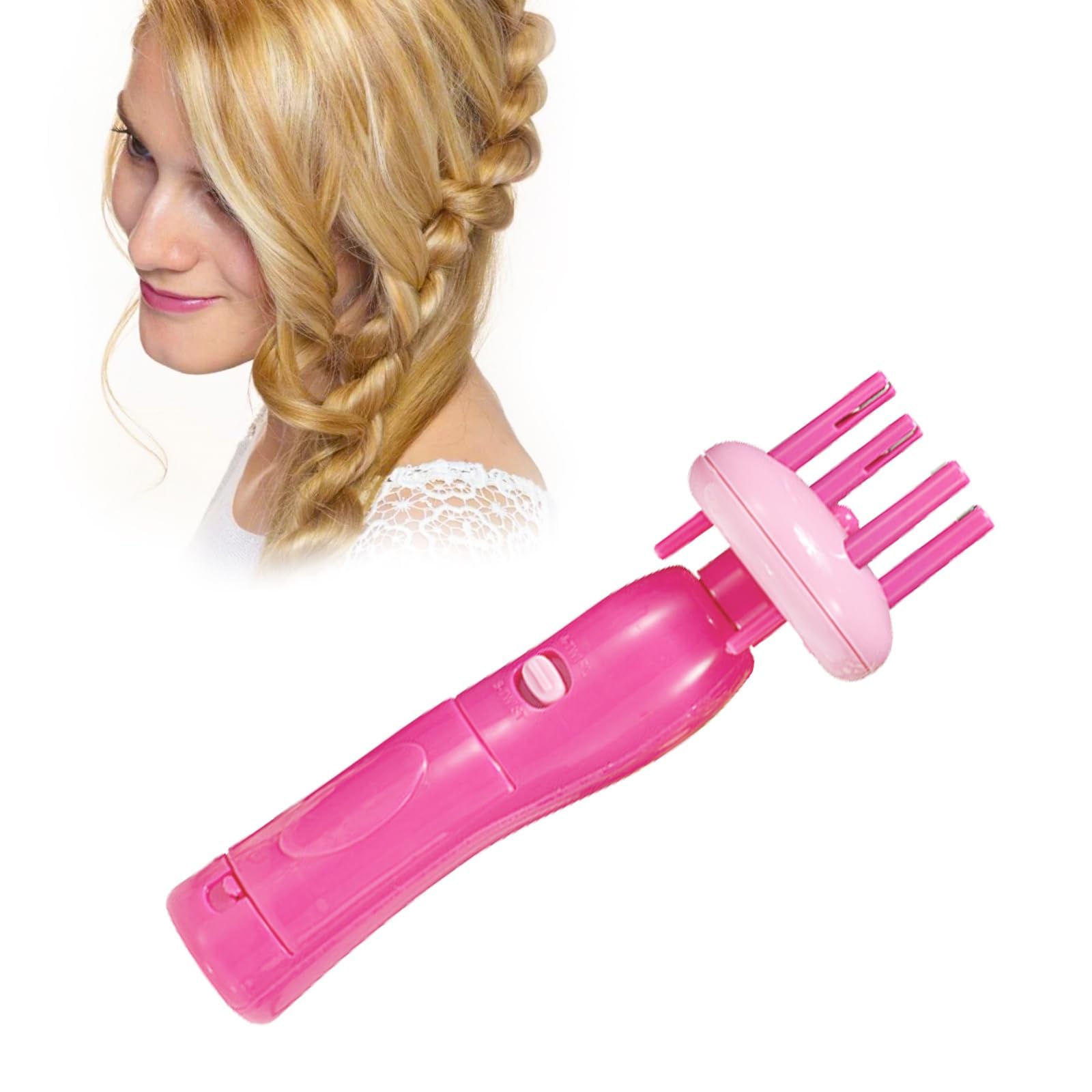 Tresse à cheveux automatique Rotation rapide 3 partie Machine à tresser les cheveux Twister dispositif de tressage électrique