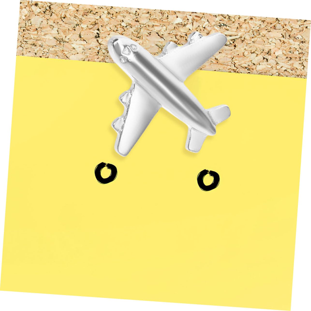 Housoutil 5 Sätze Dekorative Flugzeug Metall Pinnadeln Für Kork Und Bulletin Boards Vielseitige Fotowand Dekorationen Praktische Kartenmarkierungen Für Schule Büro Und Zuhause Stück * 5