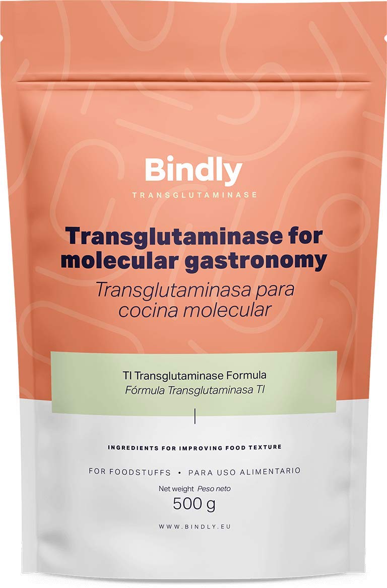 TI Transglutaminase en Poudre 500g | Améliorant de Texture pour Produits Protéinés, Produits Laitiers, Végétariens et Véganes | Enzyme Alimentaire pour Cuisine Professionnelle et Moléculaire