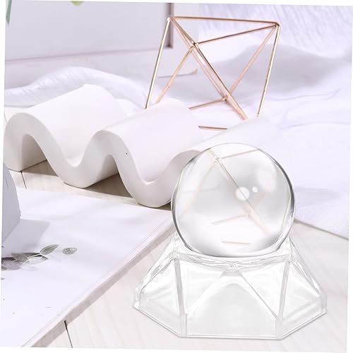 Miniatura 8 de NOLITOY 4 soportes de acrílico base soporte de bola mirando soporte de bola mini soporte de bola soporte de esfera acrílico soporte de esfera