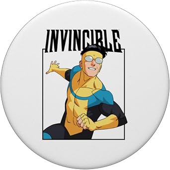 Invincible Character Logo PopSockets Adhesive PopGrip