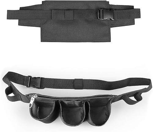 Miniatura 9 de Bolsa de herramientas, cinturón de bolsa de herramientas de cintura, funda para botella, delantal de herramientas de trabajo resistente para