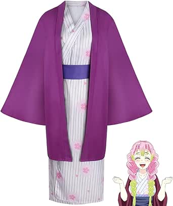 Amazon.com: MIGUOO Anime Kanroji Mitsuri Cosplay Costume Halloween