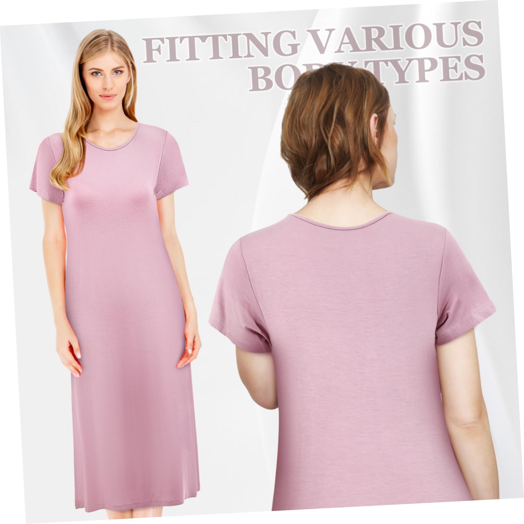 SHERCHPRY Gonna A Casa delle Donne Homewear Vestito degli Indumenti da Notte per Le Donne Camicie da Notte delle Signore di Lunga Lunghezza delle Donne di Usura di Notte Donne Vestiti da