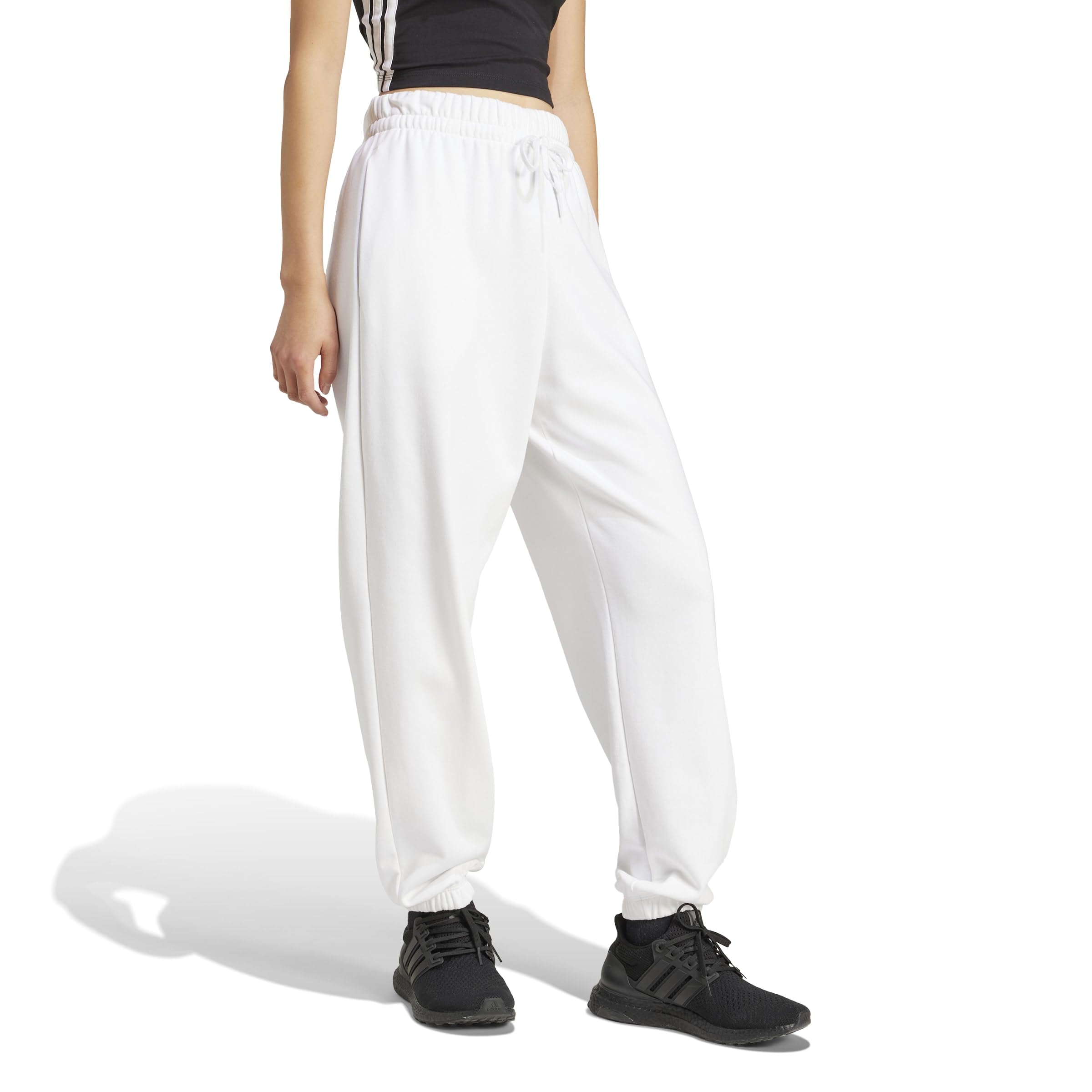 adidas Essentials Small Logo French Terry Cuffed Pants - Pantalons - Joggeur - Femme
