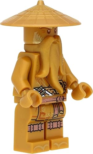 Miniatura 8 de LEGO Ninjago Mini Figure Golden Master Wu (Sensei Wu, Legacy) with Base