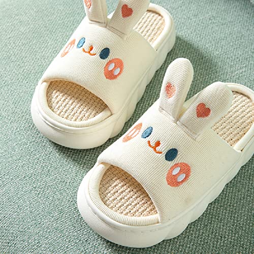 Yoroka Cartoon slippers Cute Animal Shape Slippers,Thick Sole Soft Indoor Outdoor Slippers for Women2