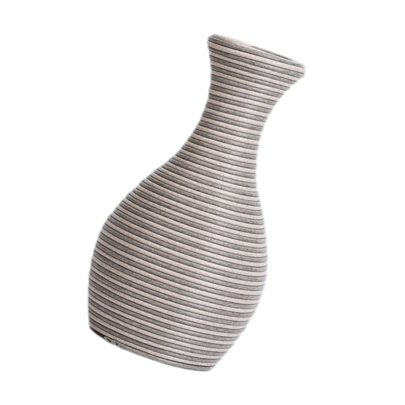 Farmhouses Decorative Centerpieces Vases for Dried Flower Faux Rattan Woven Vases Home Decors Tabletop Display Rattan Flower
