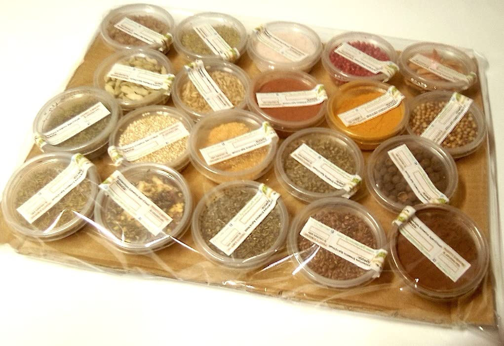 Mondo Spezie kit 20 spezie da 50 ml. cad con manuale dettagliato di 10 pagine utilissimo