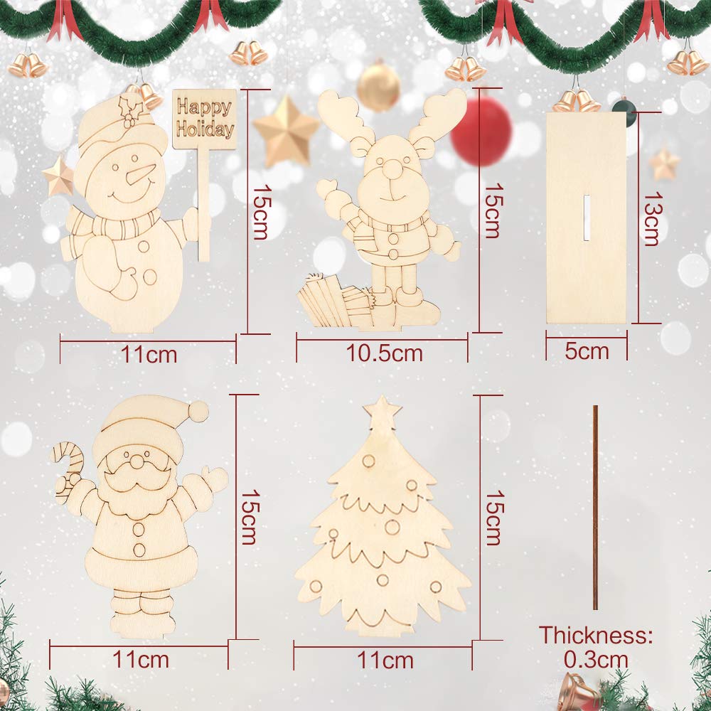 Houten Kerstbal - Immanuel God met ons - Christelijke Kerstdecoratie | KERST | Styling voor Liefde