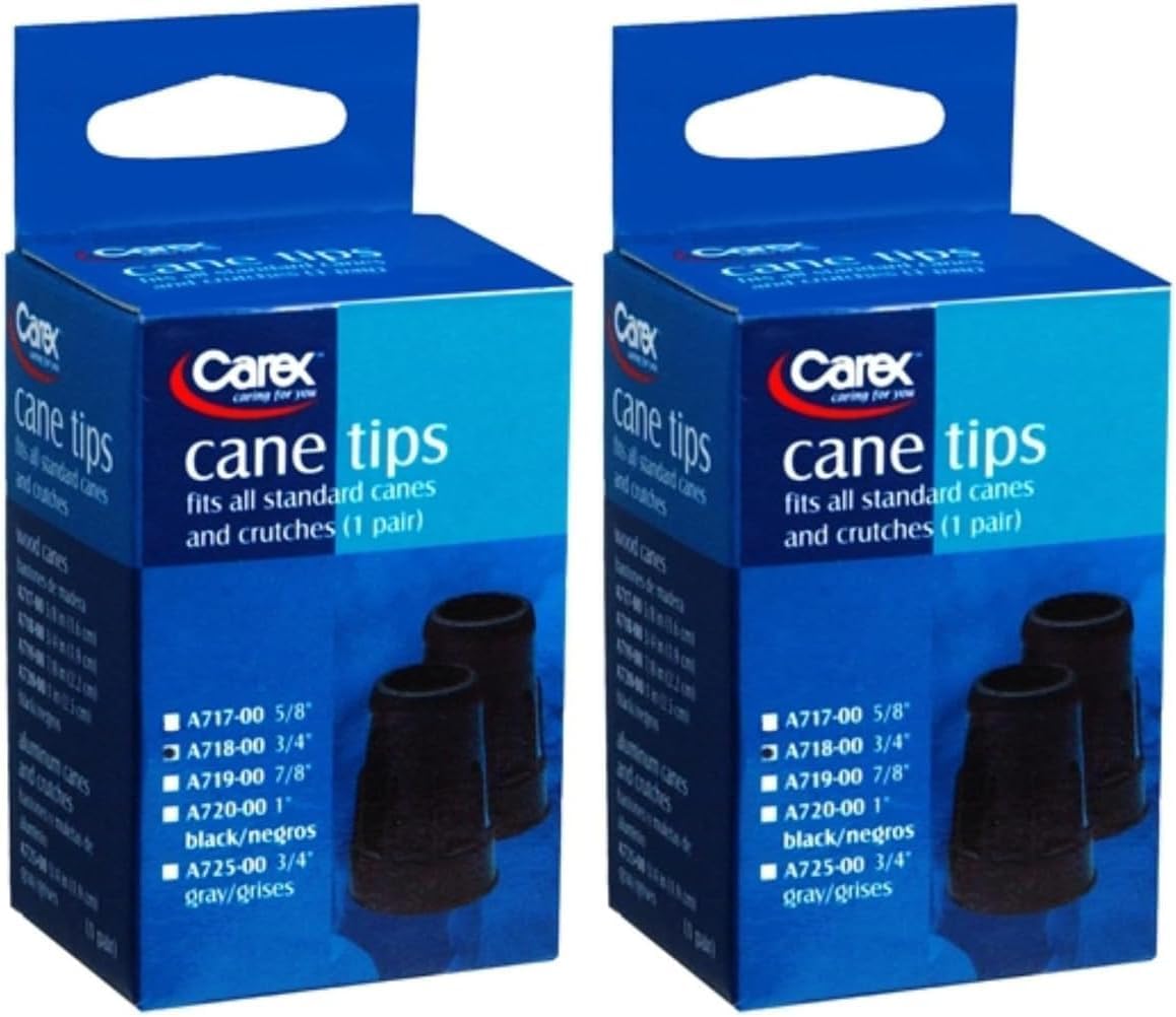 Carex Cane Tip 3/4, Black