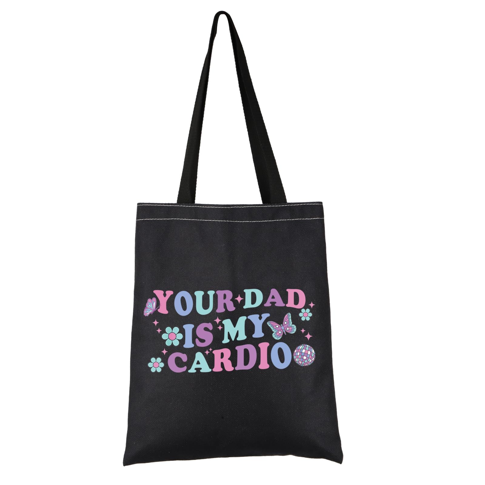 PYOUL Trendy Mom Gift Your Dad Is My Cardio Tote Bag I Love Hot Dads Handbag Sarcasm Merch
