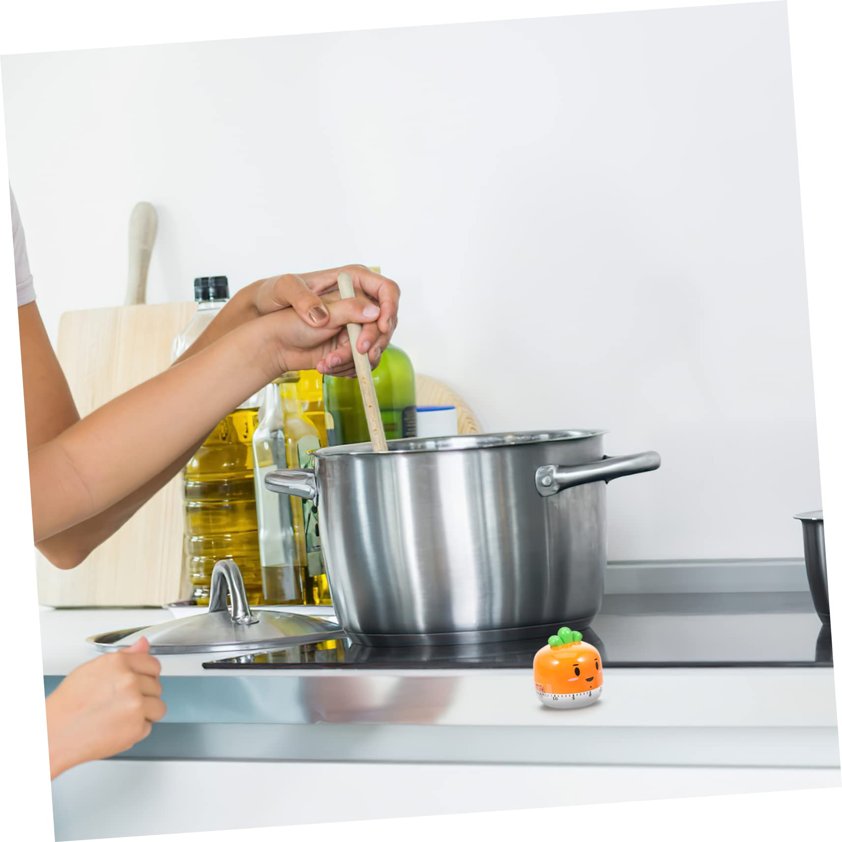 ABOOFAN 4 Pièces Minuterie pour Enfants Compte à Rebours Minuteur Réveils pour Enfants Dispositif De Minuterie Réveil pour Enfants Outils Étudiant Métal Rappel Oeufs Bouillis