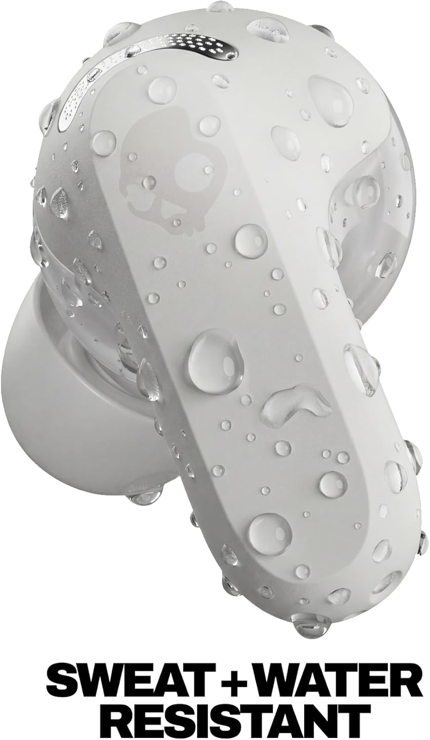 Skullcandy Rail ANC Wireless Earbuds, Bluetooth Headphones, Active Noise Cancelling, Up to 38 Hours Battery, Microphone for iPhone Android, Customizable via Skull-iQ App - Bone - Image 5