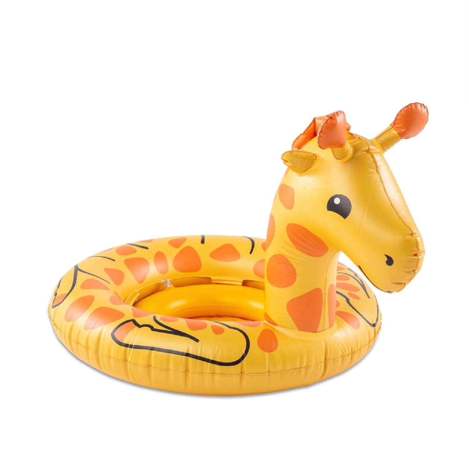 BigMouth Inc Lil’ Water Float - Pool Floaties for Infants Babies & Kids Ages 1-3, for Beginner Swimmers, Easy to Inflate and Durable - Giraffe