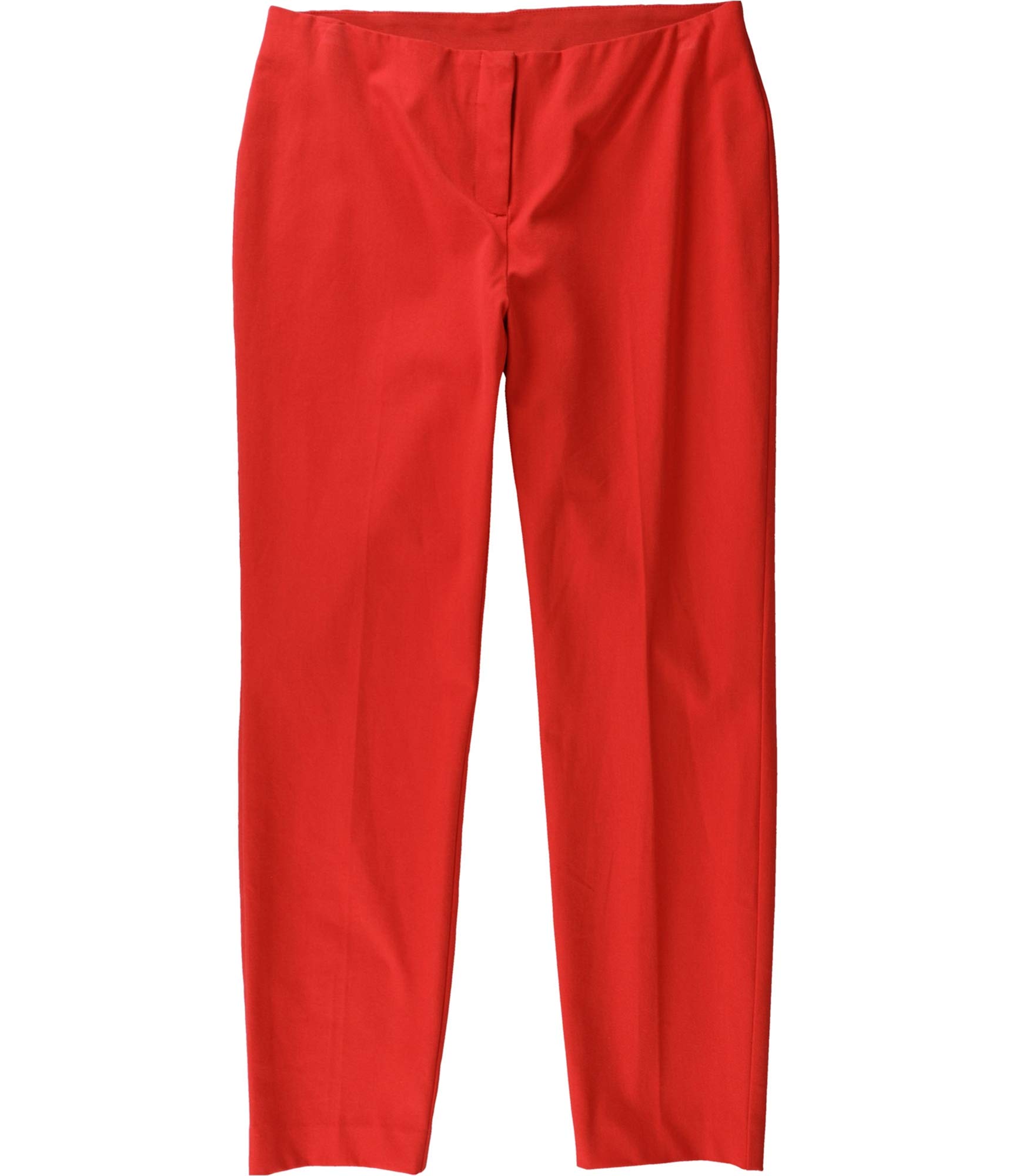 Alfani Womens Hollywood Casual Cropped Pants Red 14