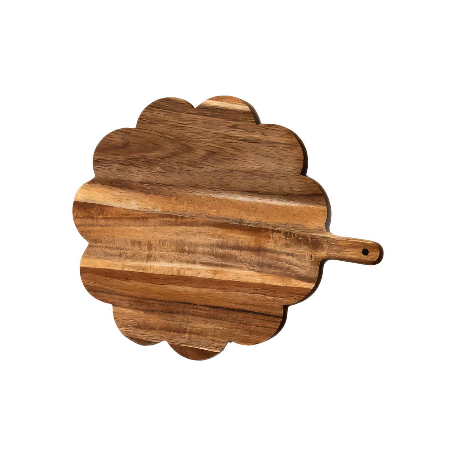 Qisuw Decorative Wooden Serving Tray Chopping Board with Handle Practical Kitchen Cutting Board for Home Cooks Wooden Cutting