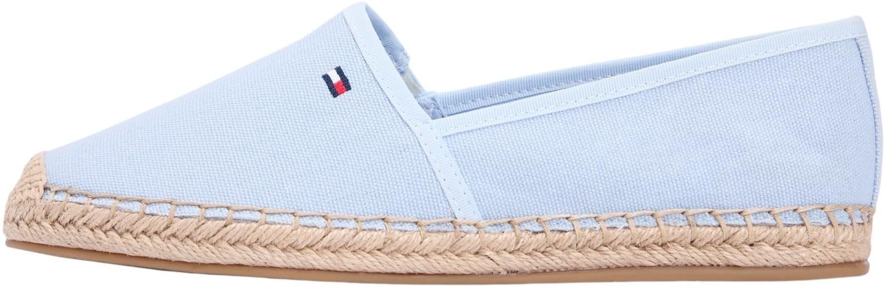 Tommy Hilfiger Women's Flag Canvas Espadrille Fw0Fw08541 Espadrilles, Blue (Breezy Blue), 3.5