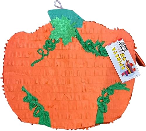Piñata con tema de otoño de 17 pulgadas de alto, ideal para revelación de género, fiesta de otoño, decoración de Halloween, 1, 2, 3er cumpleaños