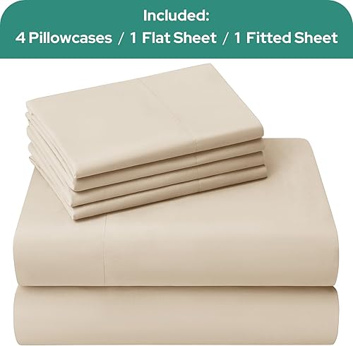 Miniatura 10 de HOMEIDEAS Sábanas de cama tamaño King  Juego de 6 piezas (azul marino)  Sábanas de microfibra cepillada extra suave 1800 hilos, bolsillo profundo,