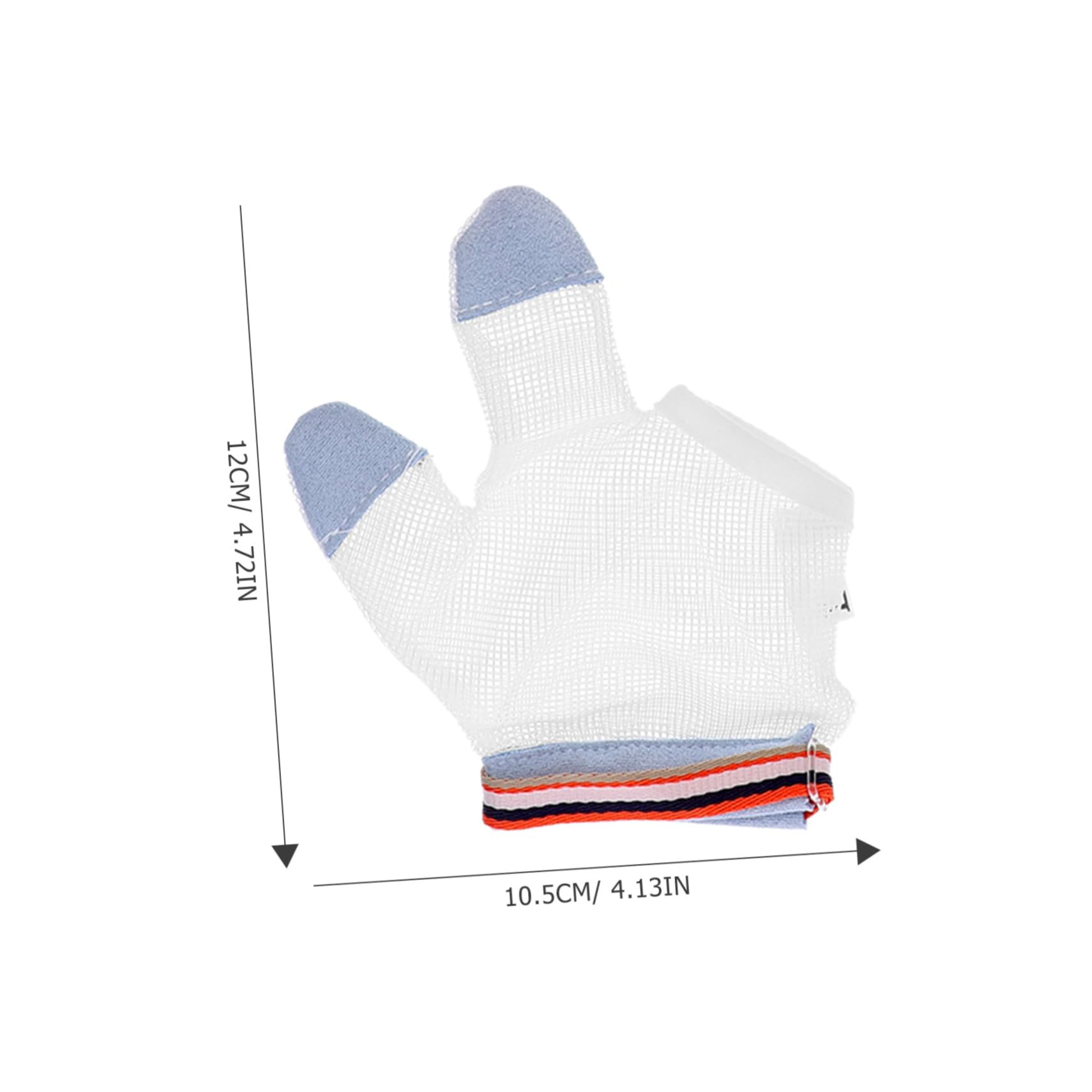 VICASKY 8pares Guantes De Protección Para Bebés Transpirables y Ajustables Anti-succión Para Dedos Para Prevención De Morderse y Chupar El Pulgar