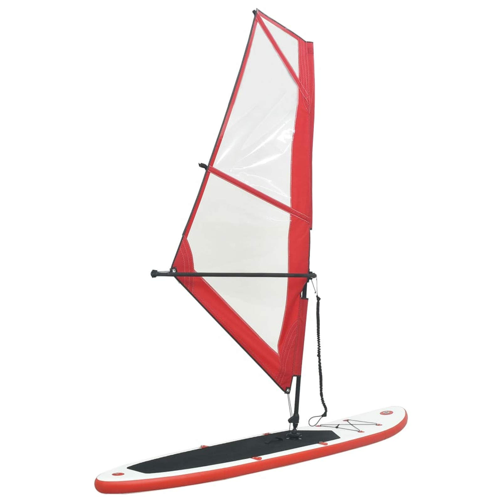Zestaw nadmuchiwanych desek SUP z czerwonym i białym żeglarstwem, deska SUP i nadmuchiwana deska surfingowa, dla surferów produkty do sportów wodnych Surf-92209