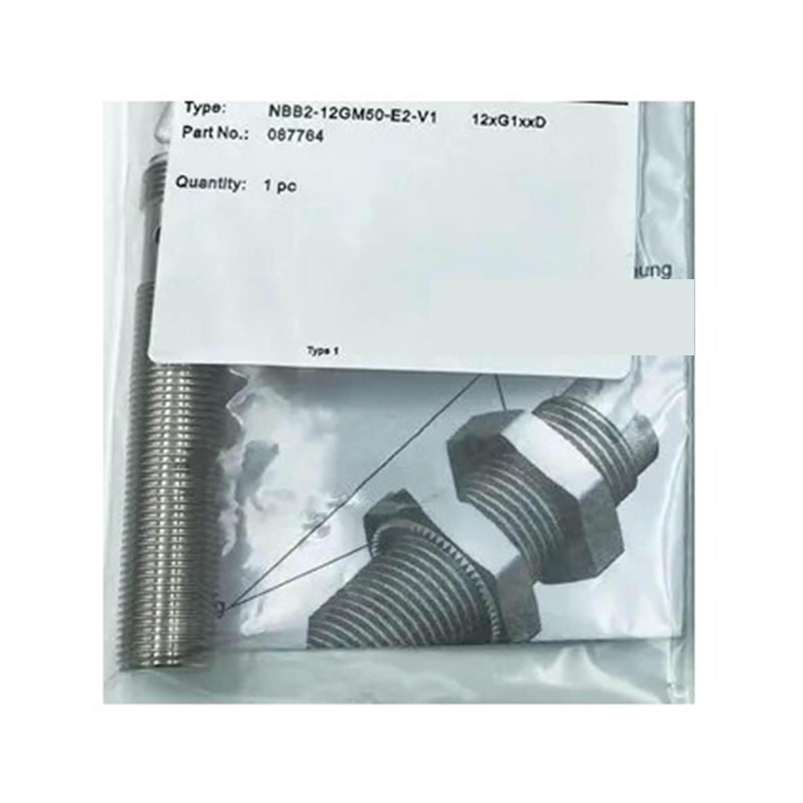 Capteur NBB2-12GM50-E0-V1 boîtier laiton M12 haute précision NPN Normally Open