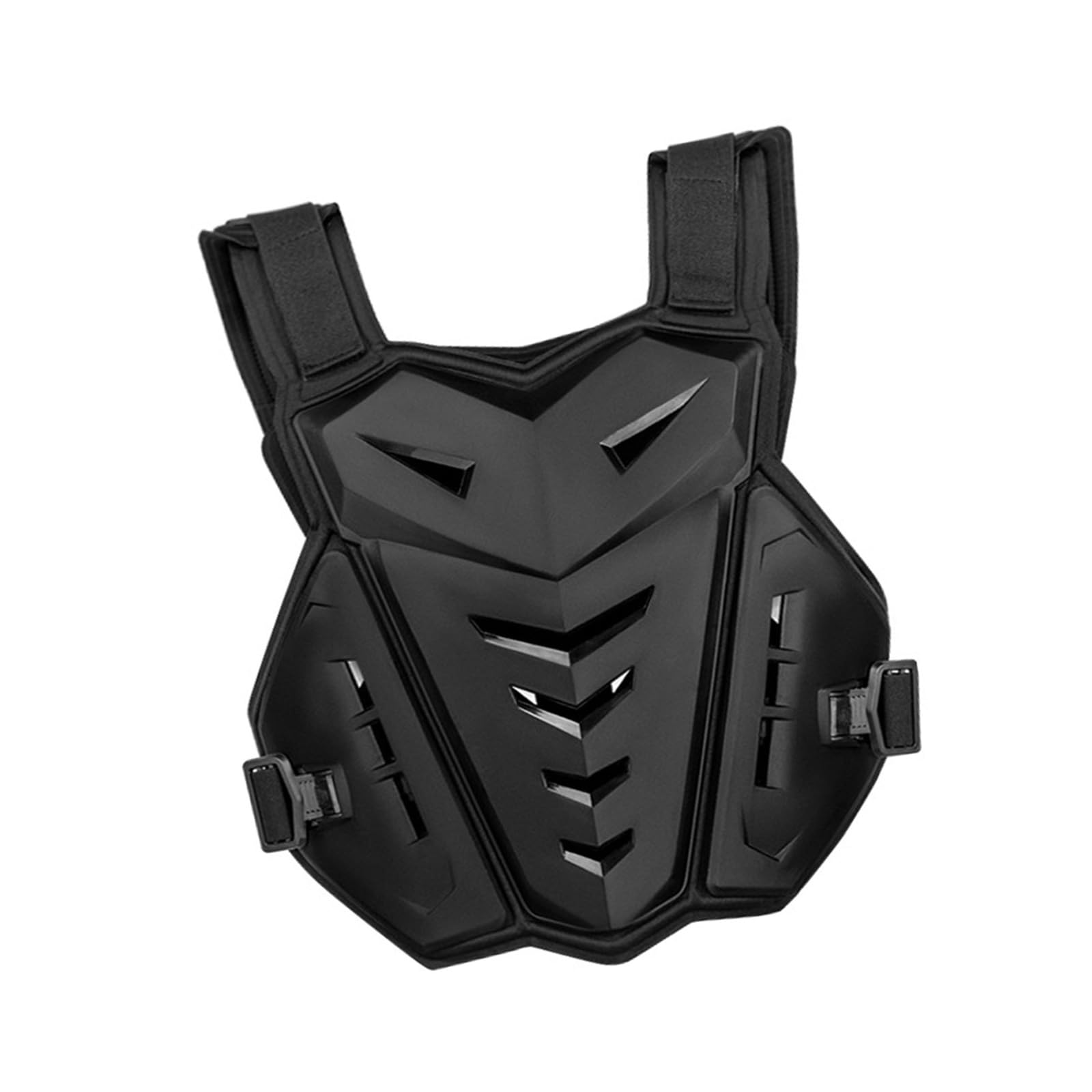 Protector de espalda flexible para moto de cross con acolchado de espuma y correas ajustables, defensa ajustable para motocicleta