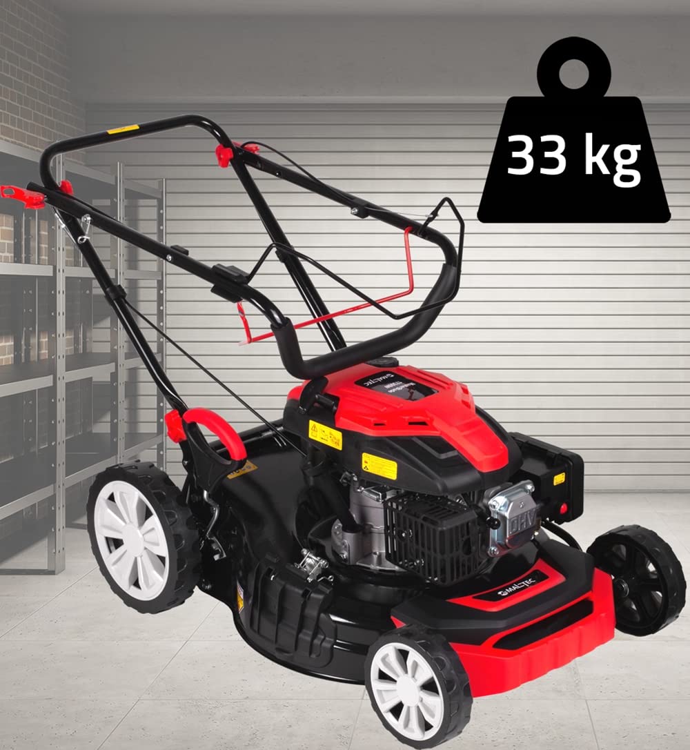MalTec MasterBlade kosiarka do trawy 17300W Turbo, 60 l, szerokość cięcia 51 cm, 8-stopniowa regulacja wysokości koszenia, do trawników o powierzchni do 2800 m², z pojemnikiem na trawnik