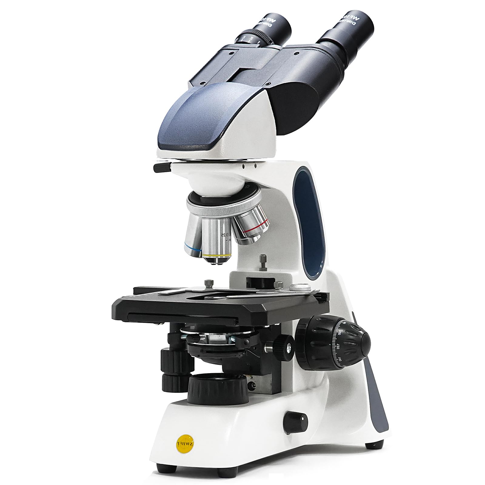 SWIFT SW400 Binokulares Compound-Mikroskop, 40X-2500X, Unendliches optisches System, Labor-Mikroskop mit WF 10X/25X Okularen, LED, Ultra-präzise Fokussierung, wiederaufladbar, kamerakompatibel