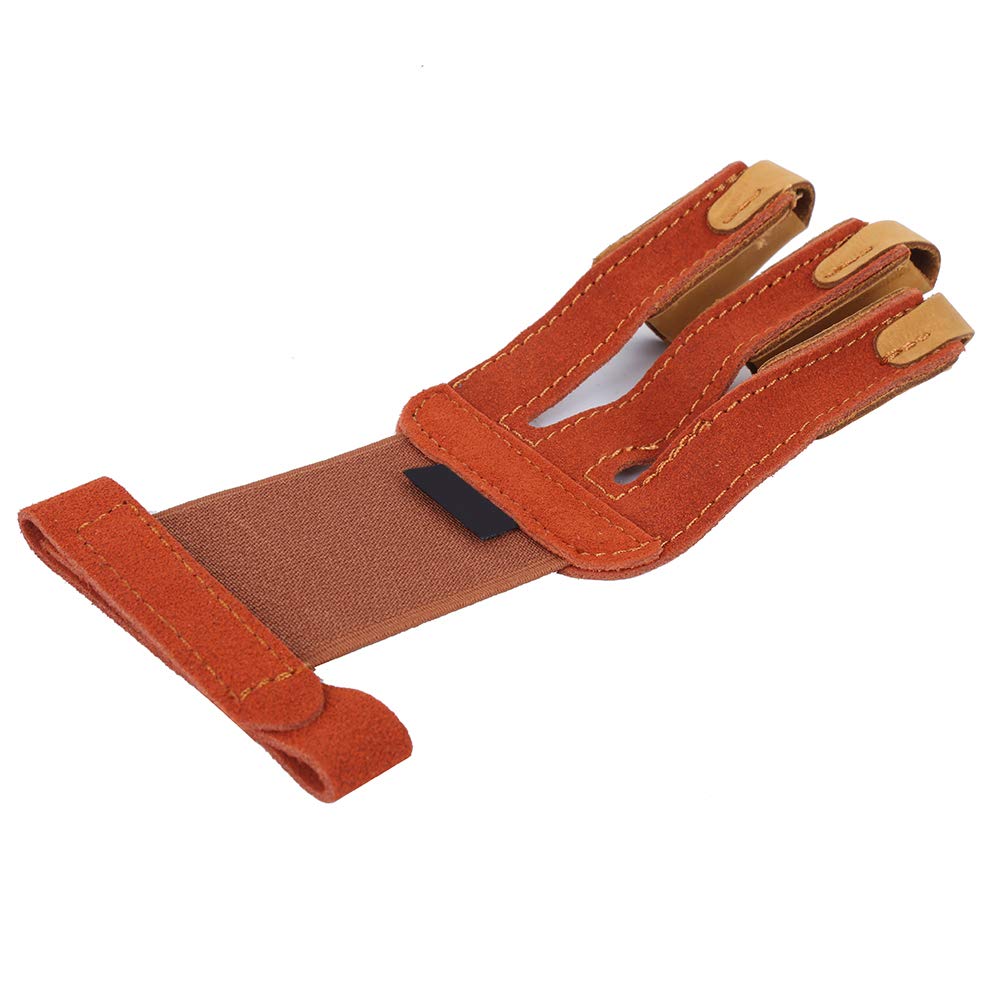 Keenso Finger Guard Tiro con L'Arco, 3 Guanti protettivi per Le Dita, Tradizionale equipaggiamento Protettivo per tiro con L' ricurvo