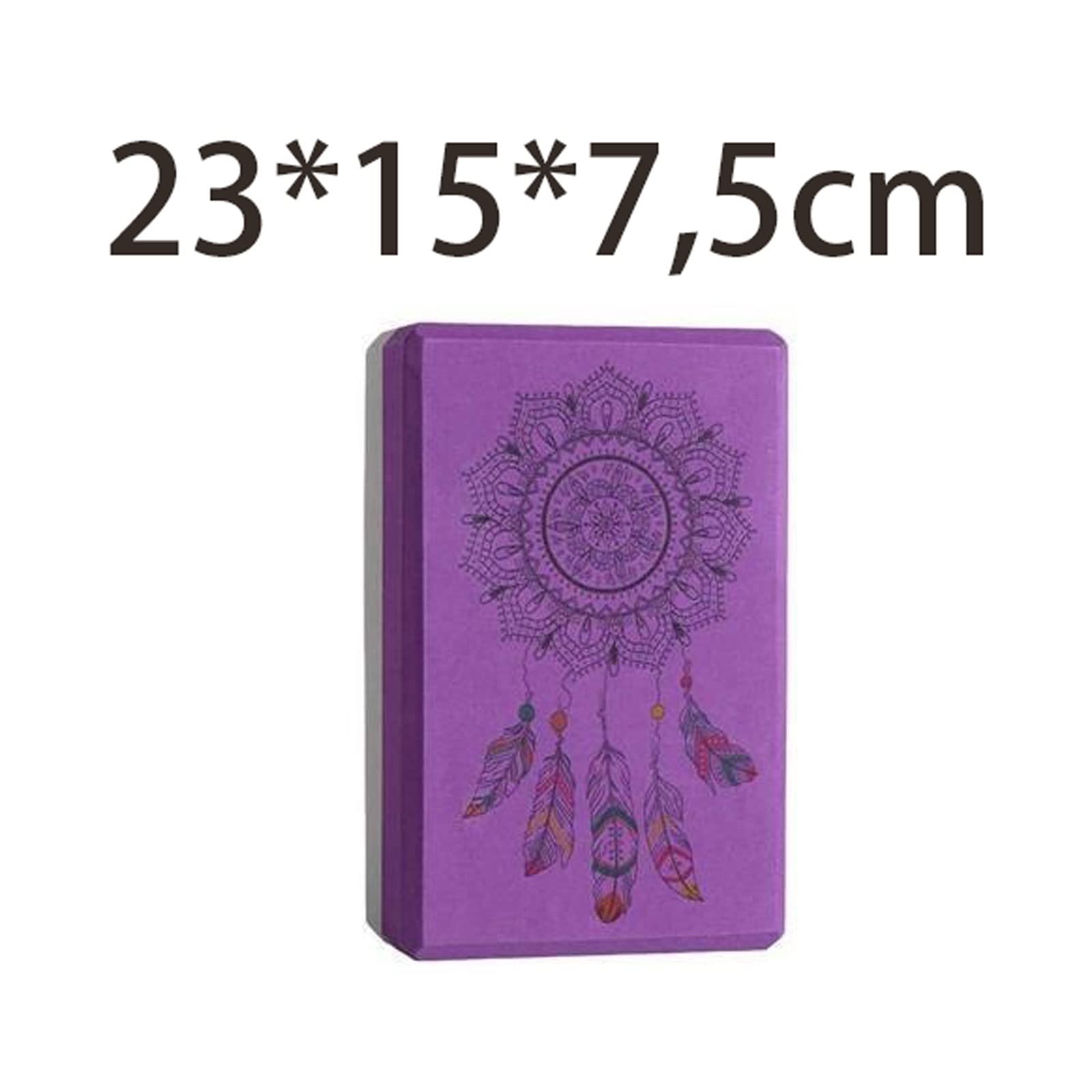 JINGYAN Bloki do jogi Gym Blocks Foam Brick Yoga Block Stretching Aid Pilates Exercise Fitness Tool Bolster Pillow