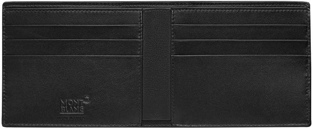 Montblanc NightFlight Men's Leather Wallet 6cc 116832, black
