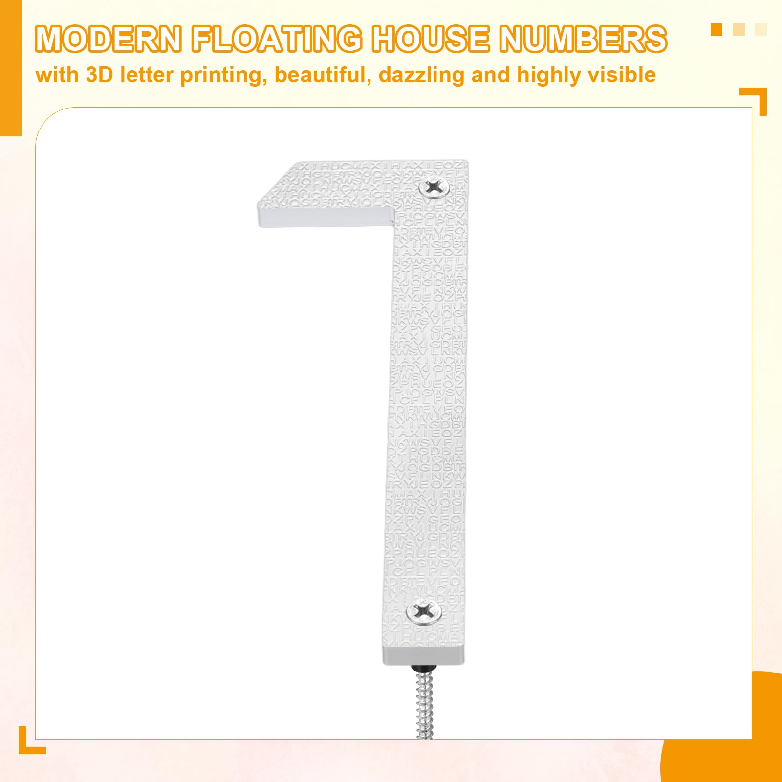 PATIKIL 8 Inch House Numbers - Image 3