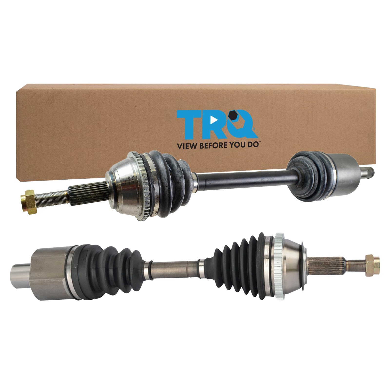 TRQ Front Driver and Passenger Side CV Axle Assembly Set 2 Piece
