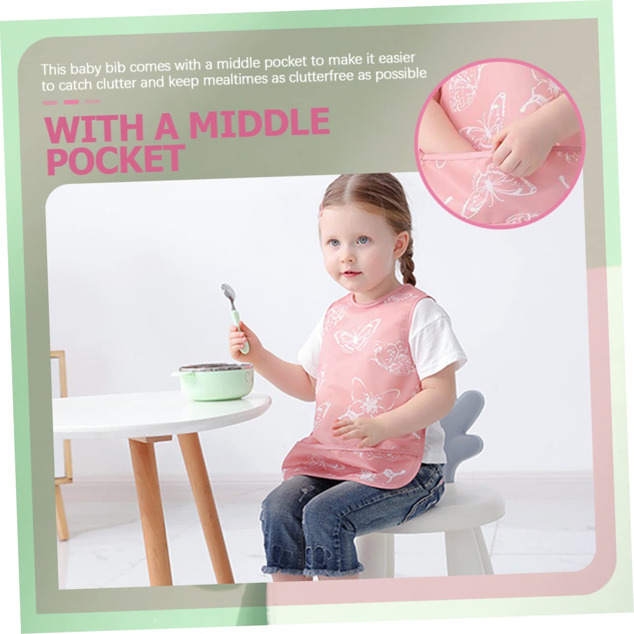 Abaodam 3st Isst Lätzchen Overalls Für Kleinkinder Overalls Für ädchen Kinderschürze ädchen- ädchenschürze Babyschürze Malkittel Für Kleinkinder Kittel Für Kinder Polyester