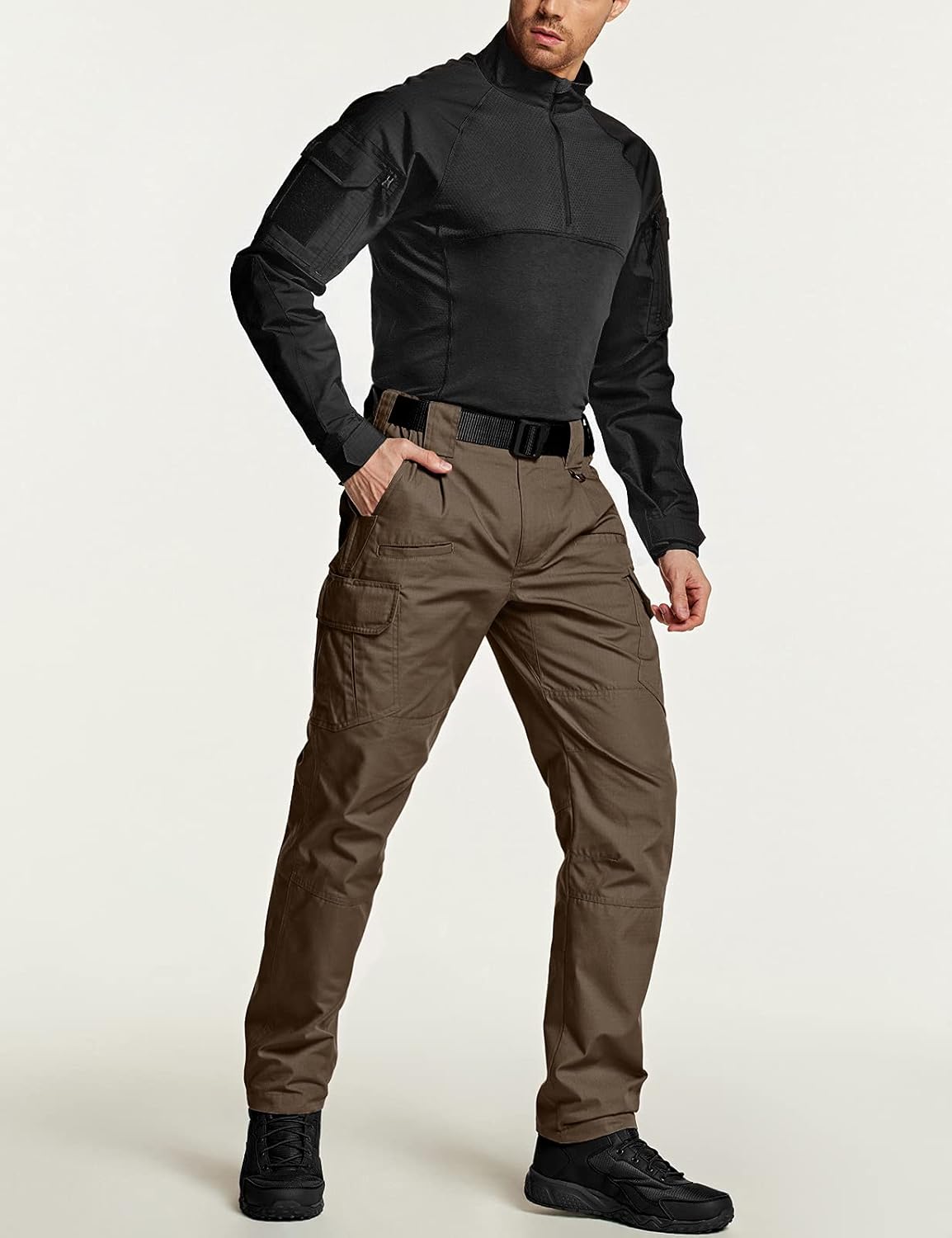 Buy CQR Men's Tactical Pants, Water Resistant Ripstop Cargo Pants