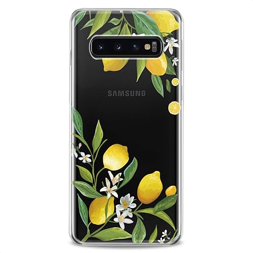 Funda compatible con Samsung S23 S22 Plus S21 FE Ultra S20+ S10 Note 20 5G S10e S9 Slim Fit Patrón Teléfono Frutas Tropical Flexible Silicona