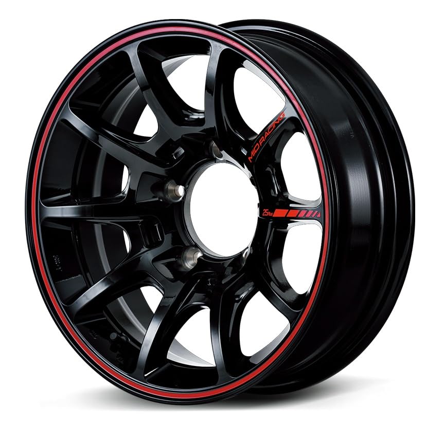 Amazon.co.jp: MID RMP レーシング R25plus ホイール ブラック/リム