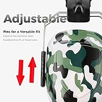 Vista 2 de ProCase Orejeras con reducción de ruido, protección auditiva a prueba de sonido, Auriculares con cancelación de ruido NRR 28 dB para adultos y niños