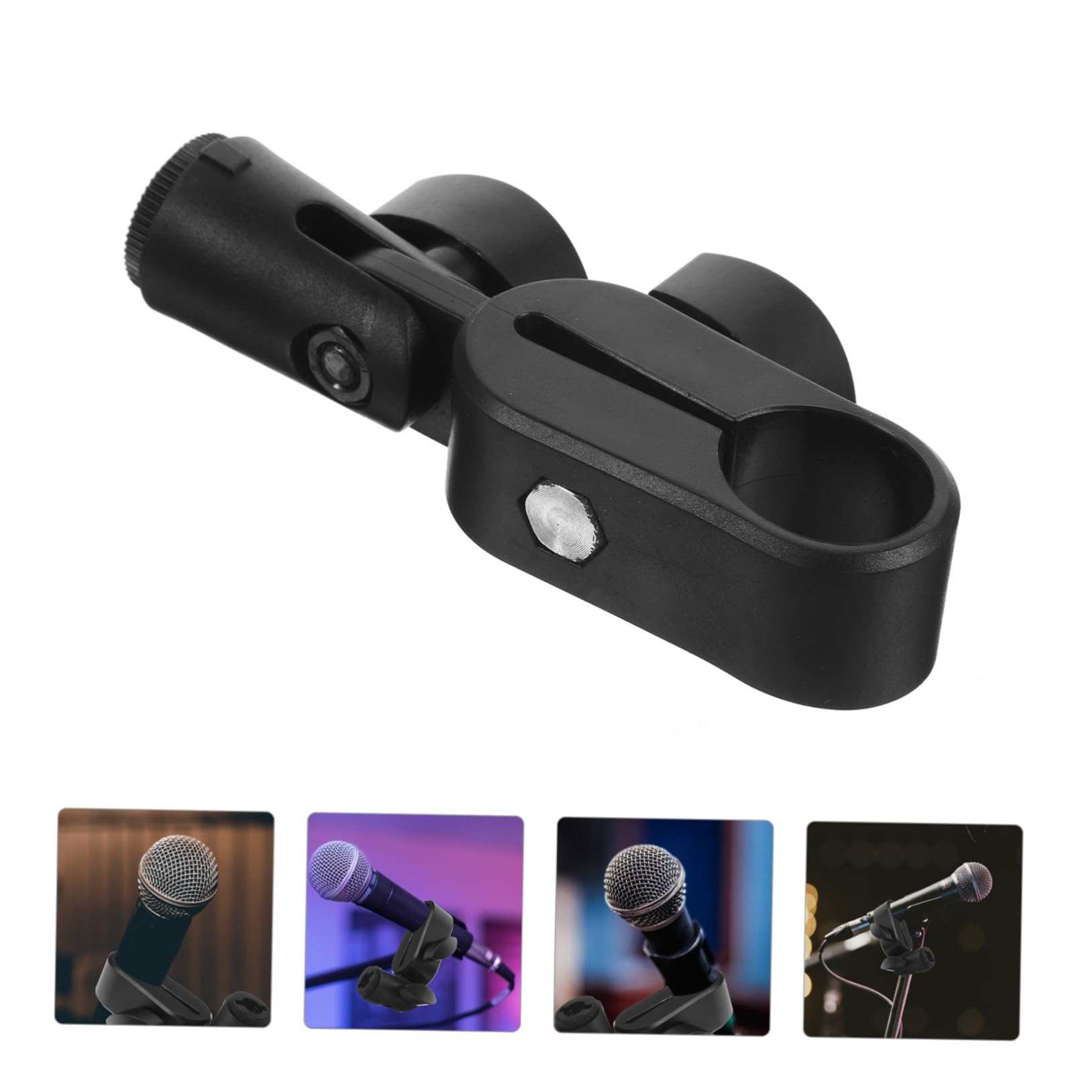 BESPORTBLE Microphone Clip Holder for Durable Shock Mount Clamp for Mic Reduces Noise Vibration for Performance Easy to Install Carry