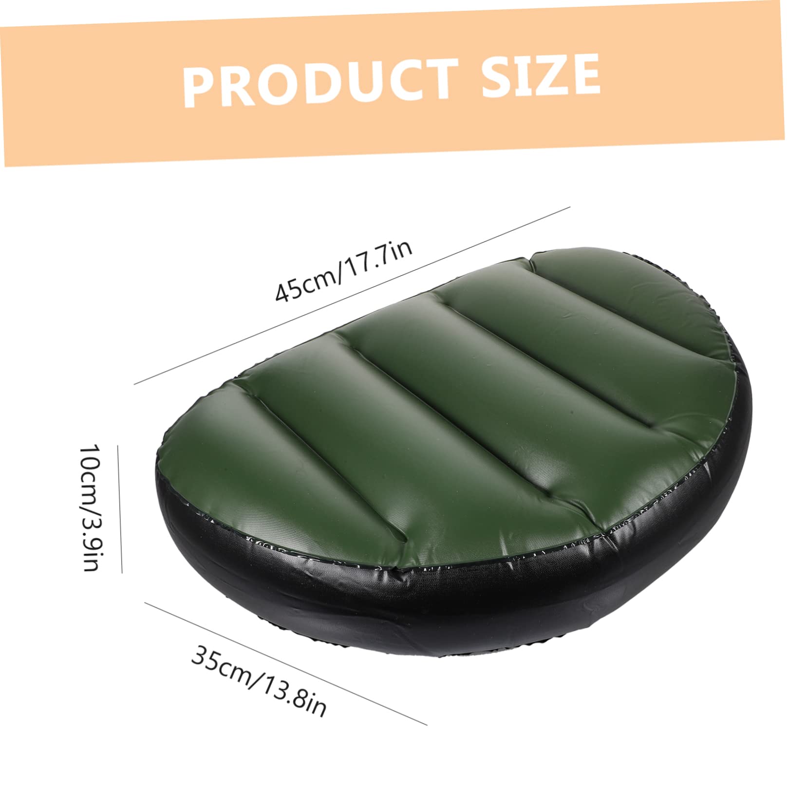 KICHOUSE Inflatable Seats for Boat High Resilience PVC Seat Pad Breathable Comfortable Tailbone Pressure Relief Outdoor Drifting Kayak