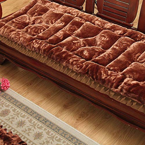 ZHI-HHA Plush Bench Cushion,Soft Thick Rectangle Outdoor Patio Bench Cushions Suitable For Indoor Patio Ergonomic-A-52x106cm