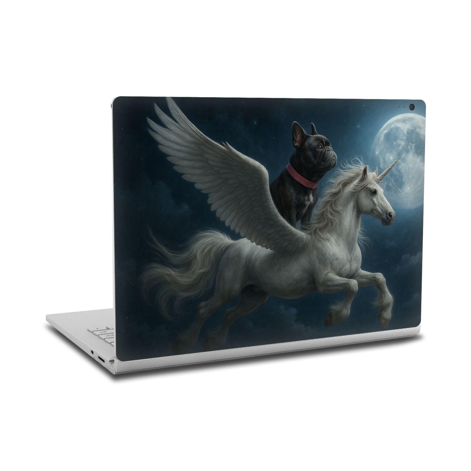 Housse vinyle haut de gamme compatible Microsoft Surface Book 2 édition d'artiste nuit magique