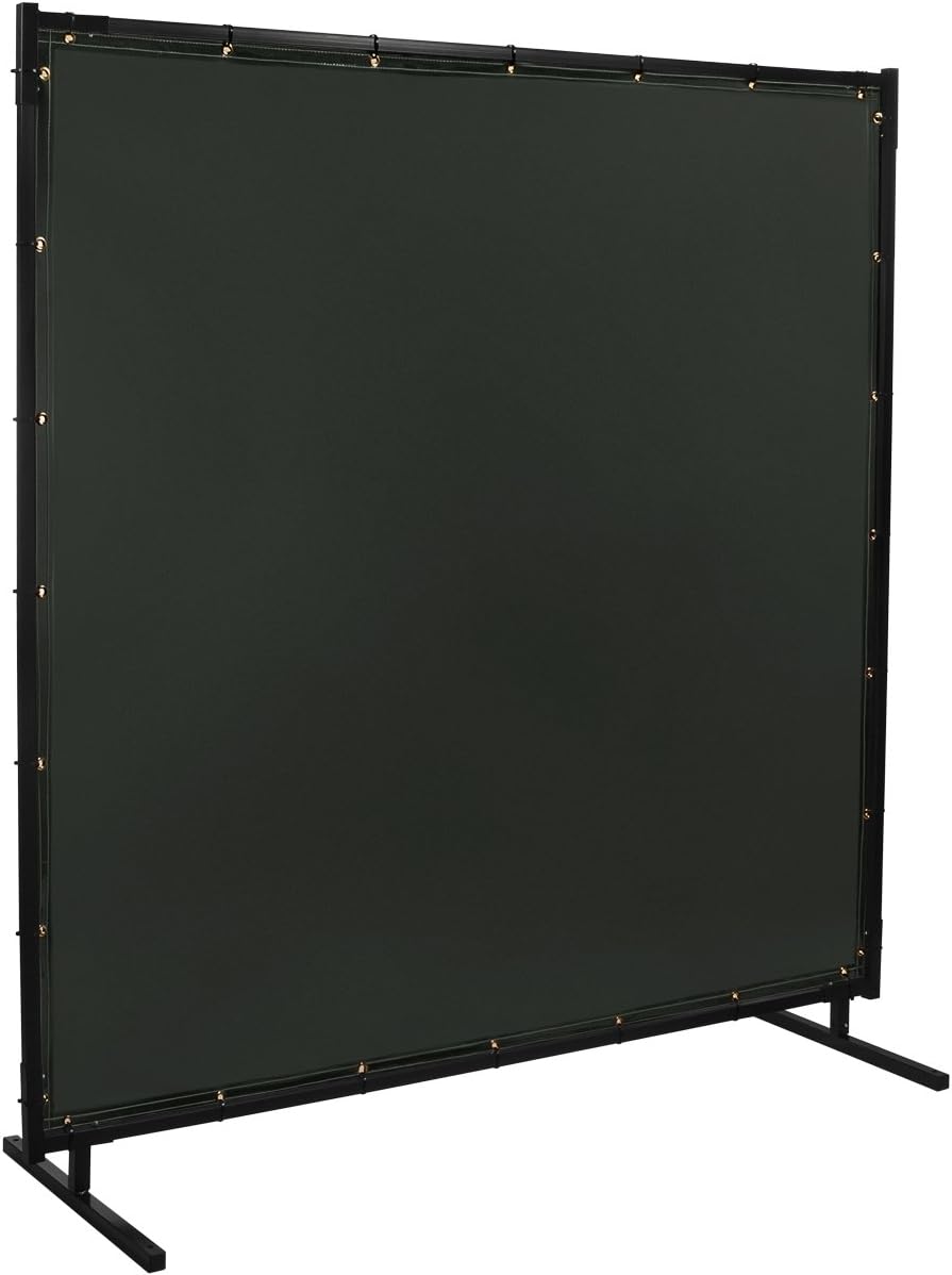 Steiner 522HD-6X8 Protect-O-Screen HD Welding Screen with Flame Retardant 14 Mil Tinted Transparent Vinyl Curtain, Shade 8, 6' x 8'