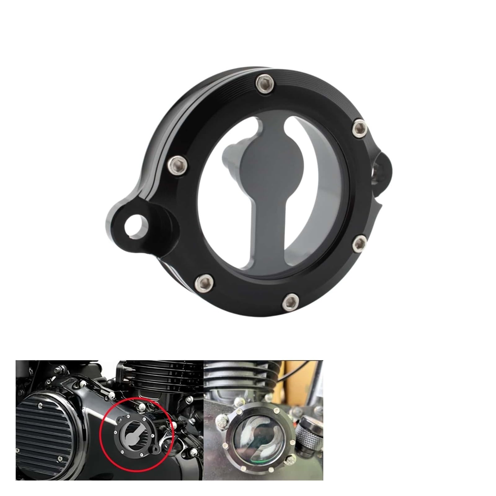Filtro aria motocicletta Accessori Moto Elemento Filtrante Olio Motore Protezione Trim Coperchio Frizione In Alluminio Per Hon&da GB350 NC59 CB350 CB350S