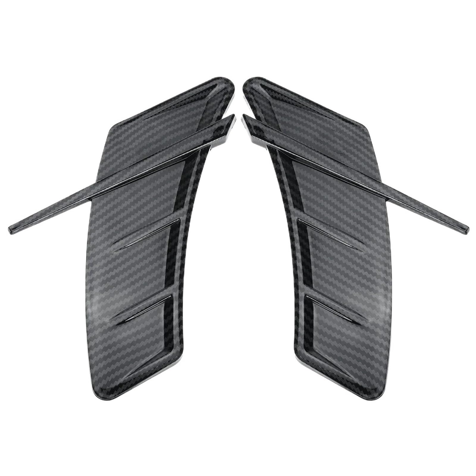 Side Vent Decor Sticker Fit for Audi A3 A4 A5 A6 A7 RS3 RS4 RS5 RS6 RS7 S3 S4 S5 S6 Car Fender Side Vents Air Wing Vent Trim Sticker Car Fender Side Vents(Carbon Pattern)