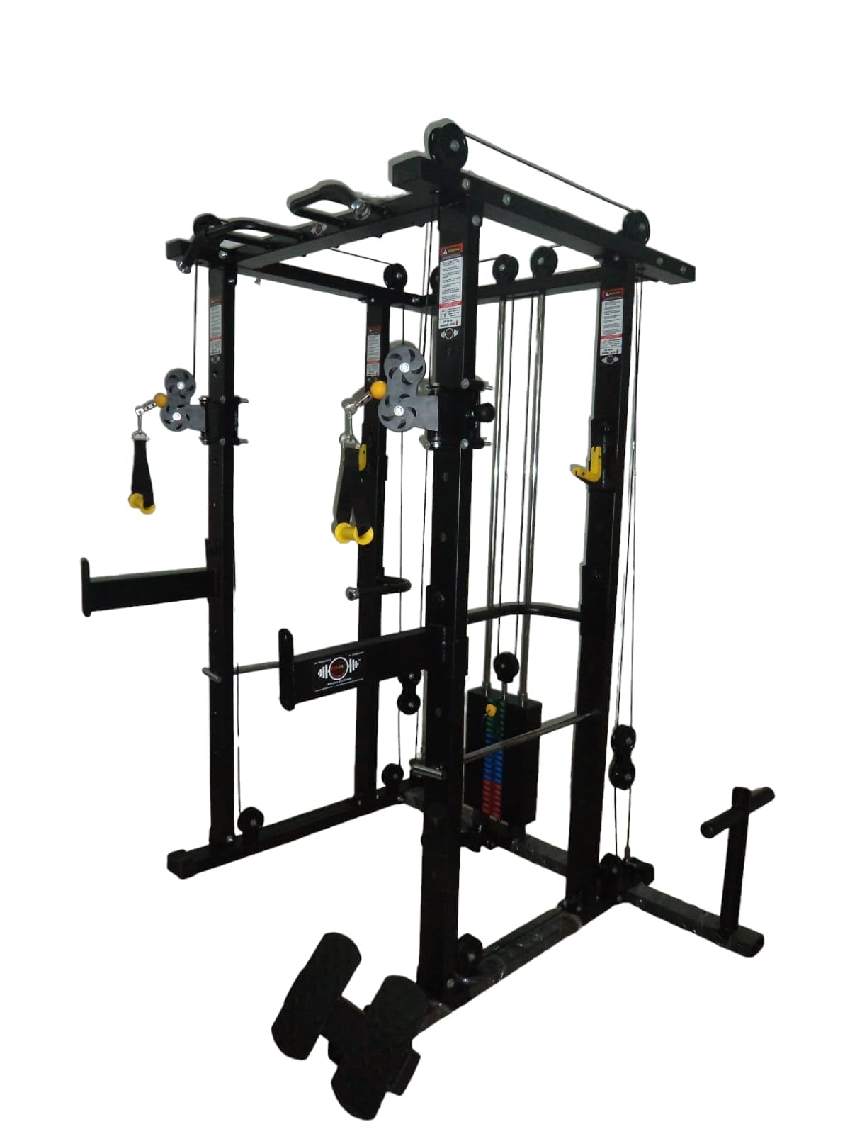 GYM24 EQUIPMENTS Functional Trainer with Power Rack Model Jumbo 100 kg Iron Weight Stack (Iron Weight)-image-0