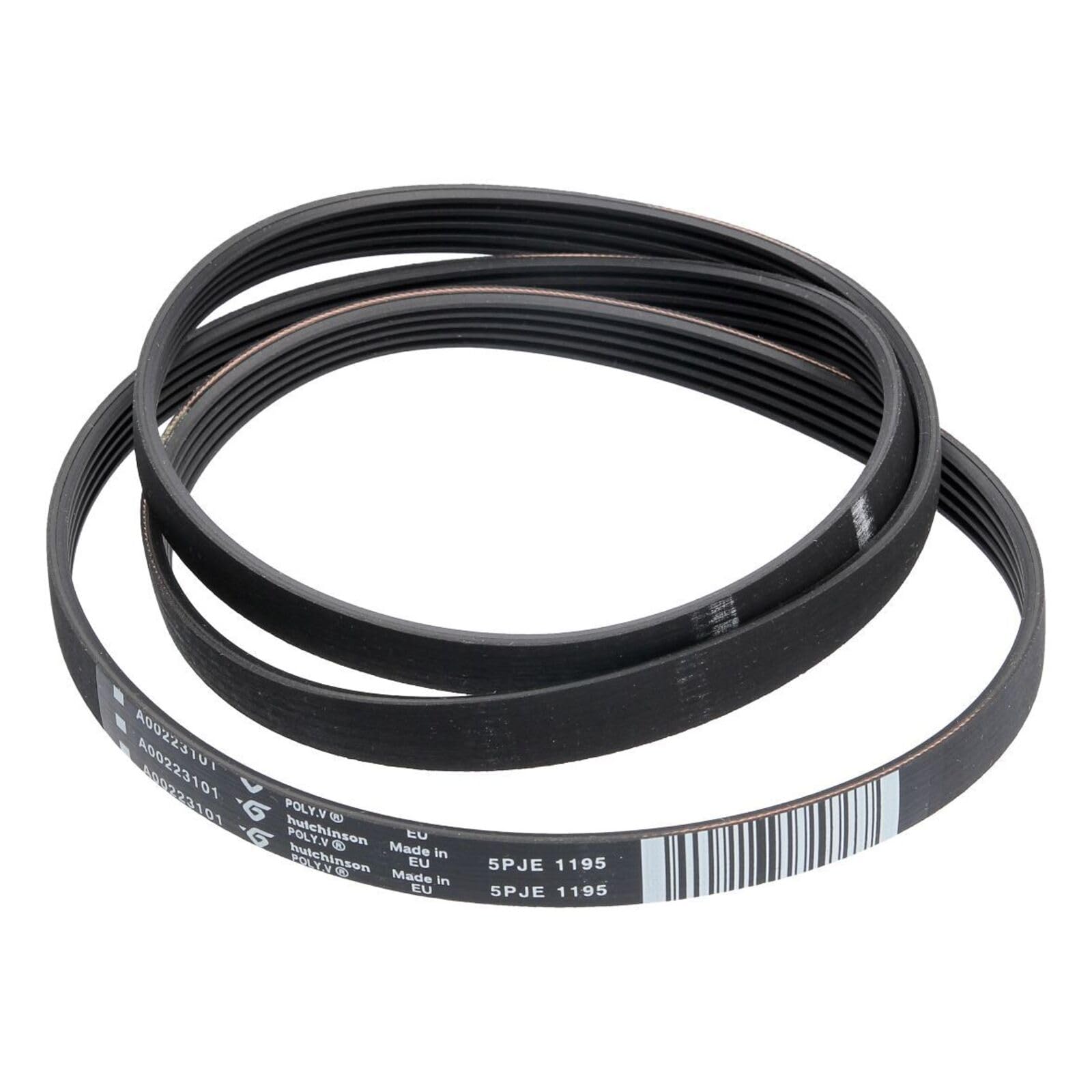 Cinghia Elastica Rigata Lavatrice El 1287 H8 compatibile con Zanussi compatibile con Rex compatibile con Electrolux compatibile con Zoppas