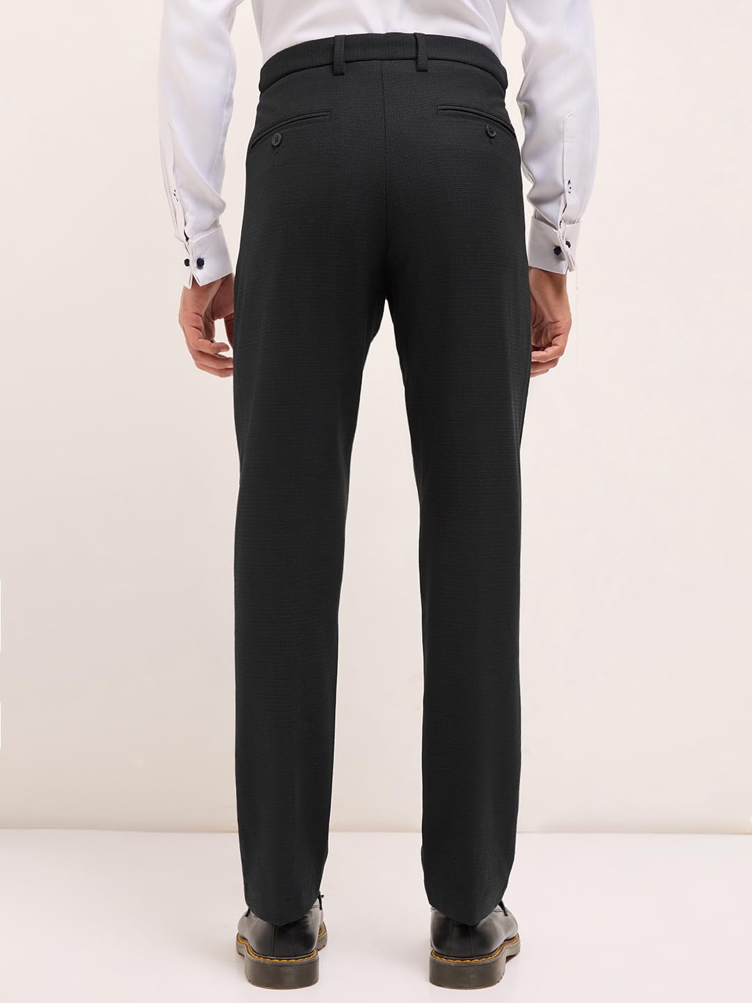 THE BEAR HOUSE Men's Regular Pants (TRO-YUNEUN-BK_Black 1